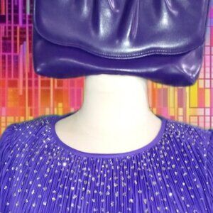 VINTAGE!!!  Gilberti Party Dress and Matching Clutch